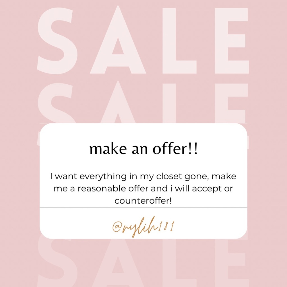 Make me an offer!!